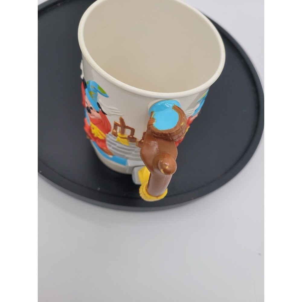 Vintage 1990 Walt Disney World On Ice Super 3-D Mickey Mouse Mug Sorcerer Wizard - Picture 8 of 11